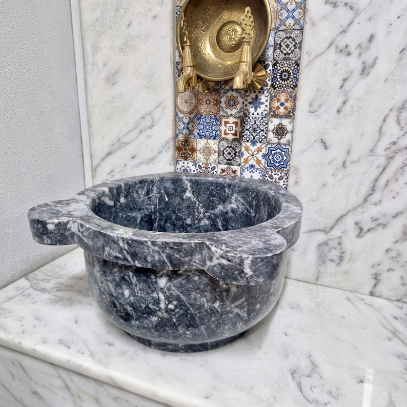 Turkish Hammam Marble Sink