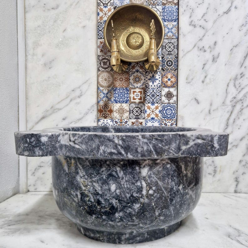 Turkish Hammam Marble Sink