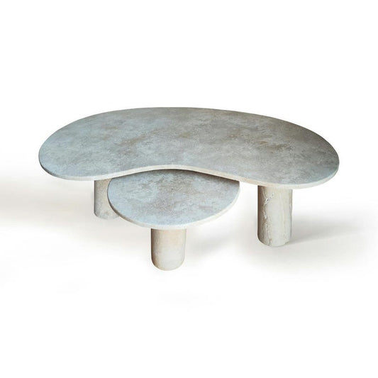 Travertine Coffee Table Set