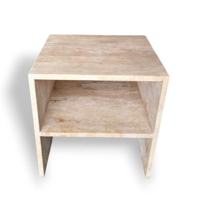 Travertine Night Side Table,Home Decor Handcrafted Furniture,