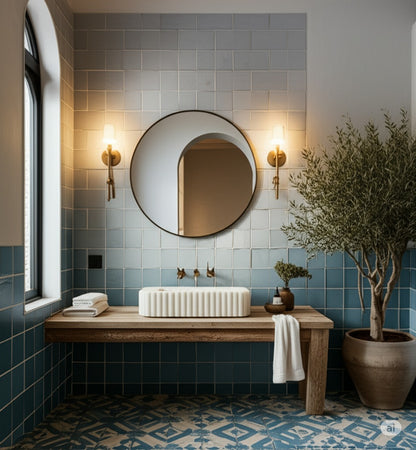 White Marble Rectangle Sink – Wall-Mount or Vanity Top