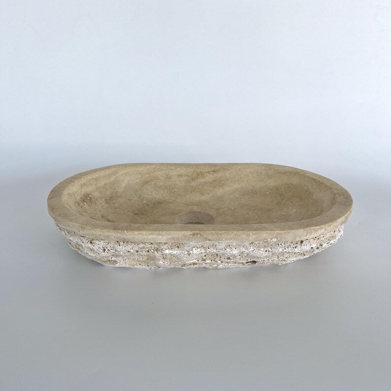 Natural Stone Washbasin for Modern Bathroom Vanity Decor