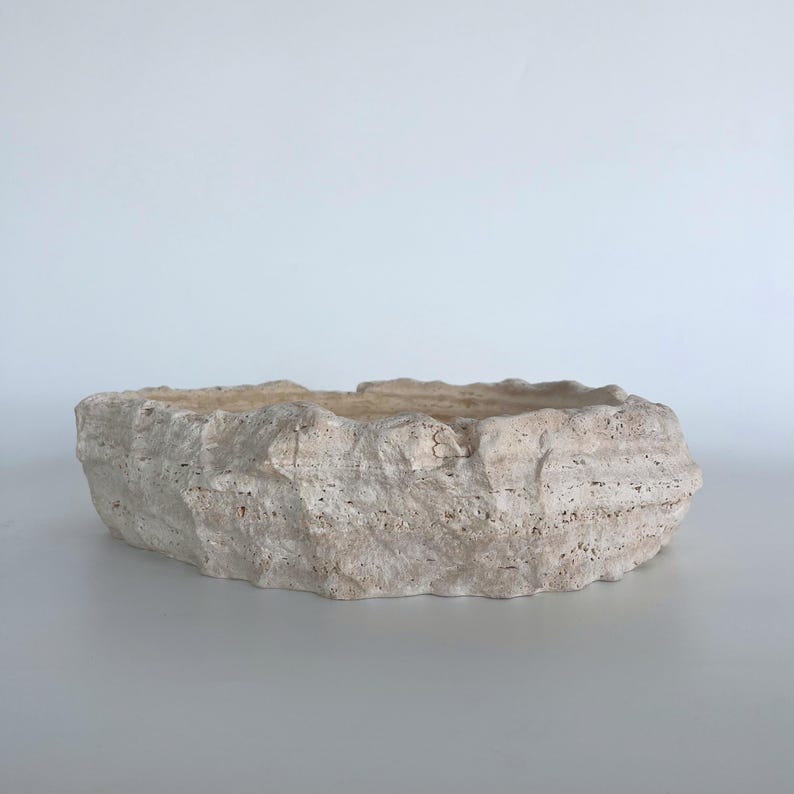 Travertine Bathroom Modern Boho Countertop Sink,