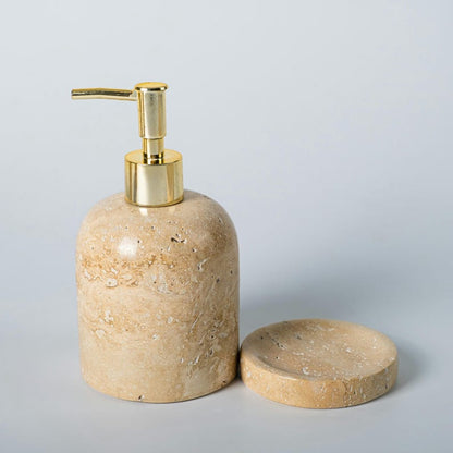 Travertine Stone Bathroom Set