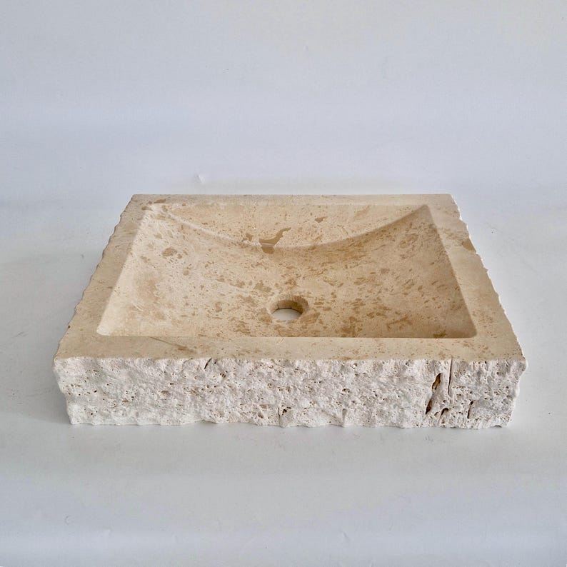 Travertine Wall Mount Sink