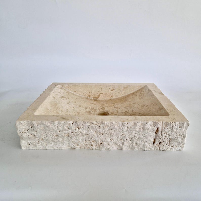 Travertine Wall Mount Sink