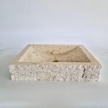 Travertine Wall Mount Sink