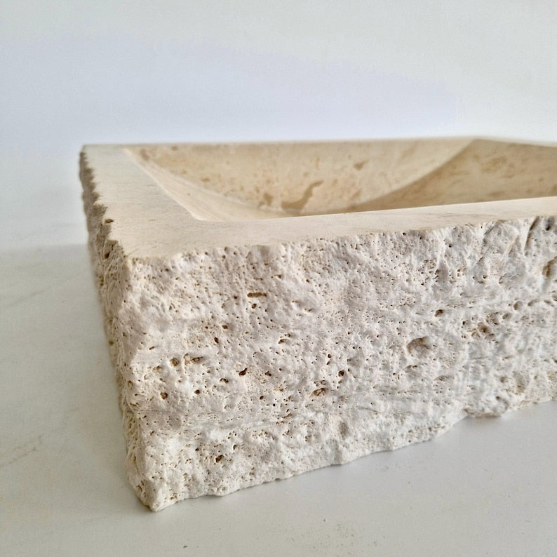 Travertine Wall Mount Sink