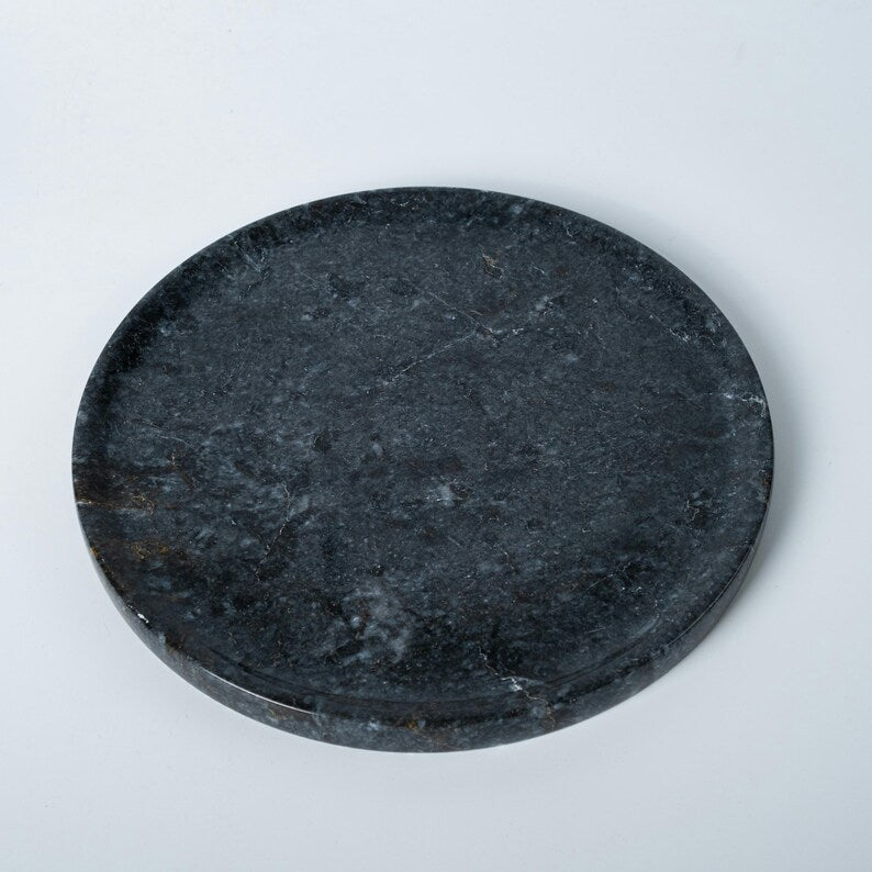 Round Marble Trinket Tray