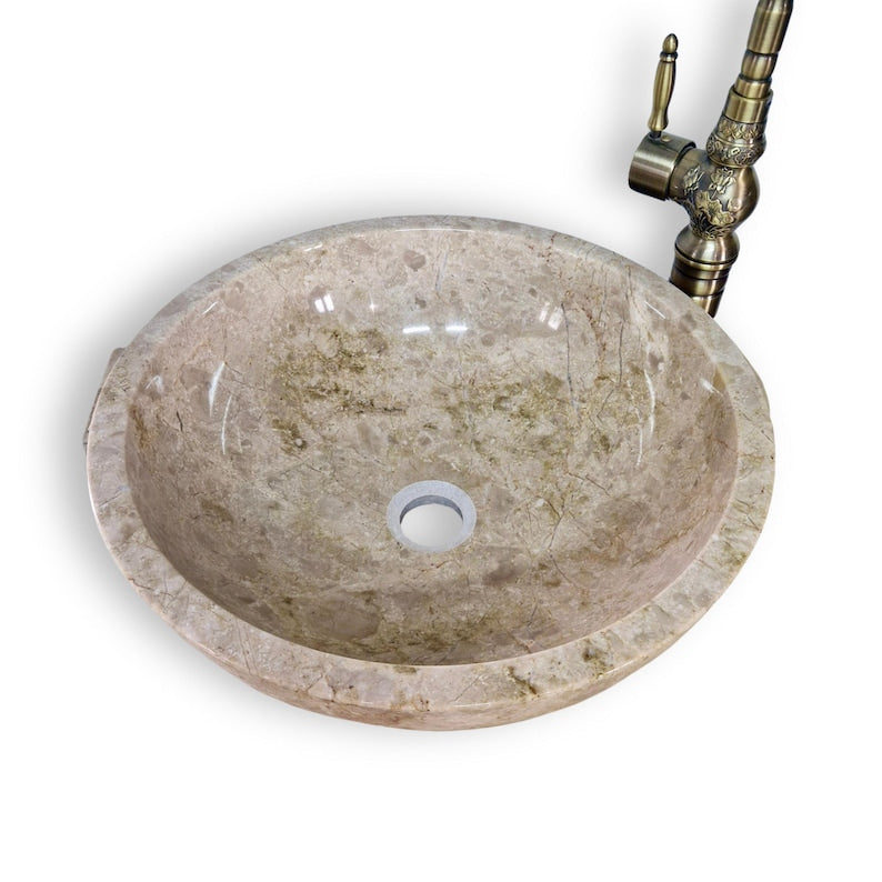 Pedestal Marble Sink,Marble Vanity Sink Set