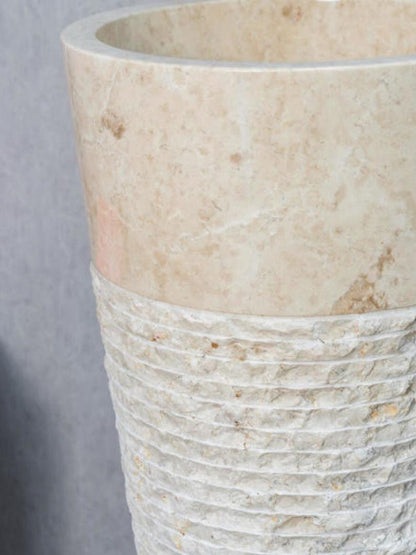 Marble Pedestal Bathroom Sink,Powder Room Pedestal Sink