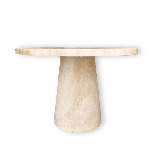Travertine Home Decor Coffee Table for Living Room,Contemporary Stone Coffee Table