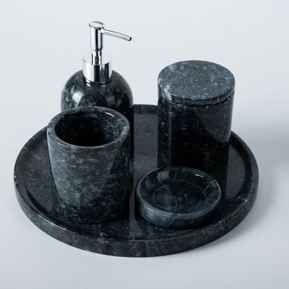 Black Marble Vanity Decor