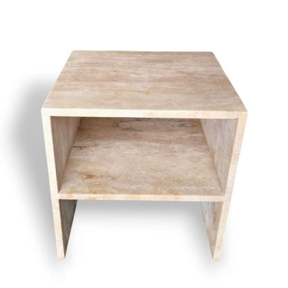 Travertine Night Side Table,Home Decor Handcrafted Furniture,